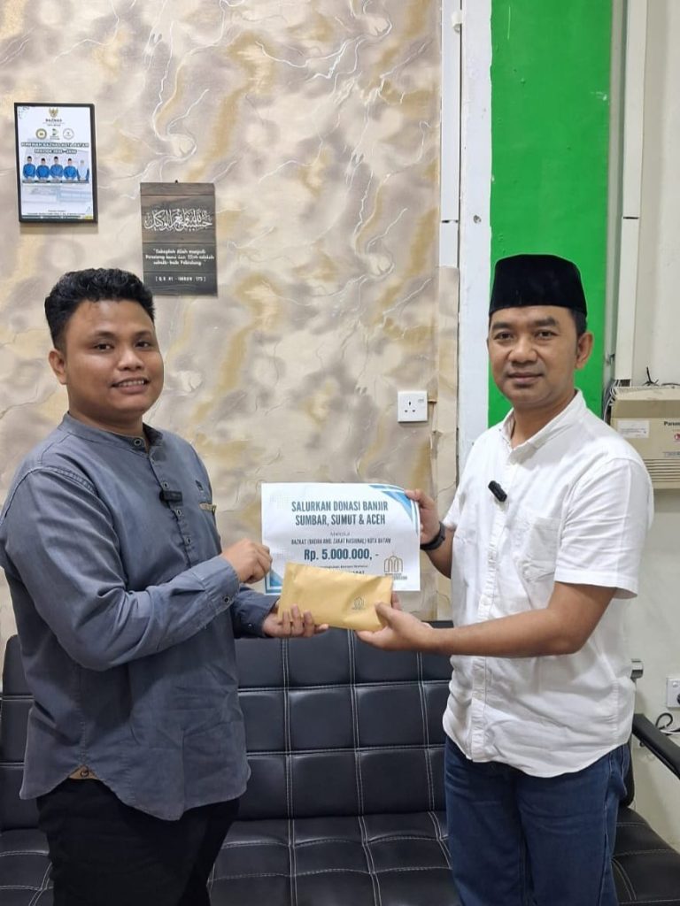 YSAI Salurkan Donasi Korban Banjir Sumatra Melalui BAZNAS Batam
