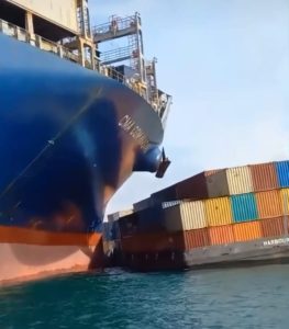 Tabrakan Beruntun Kapal Raksasa di Selat Malaka–Singapura, Satu Kontainer Tenggelam di Perairan Batam