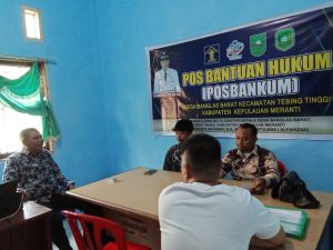 Pos Bantuan Hukum (Posbankum) resmi terbentuk sejak November 2025 lalu, dan beroperasi di Desa Banglas Barat, persisnya di Jalan Mahmud Ujung, Kecamatan Tebing Tinggi, Kabupaten Kepulauan Meranti.