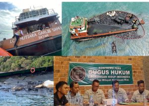 Laut Dangas Diduga Tercemar, GHLHI Kepri Siap Laporkan Kapal Limbah Hitam ke Polresta Barelang