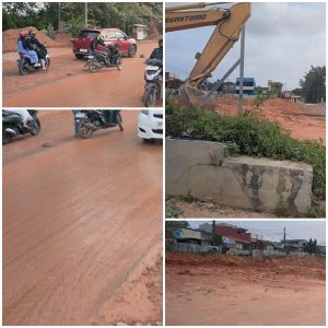 Pematangan Lahan di Taman Raya Batam Center Membahayakan, Material Tanah Buat Pengendara Terjatuh
