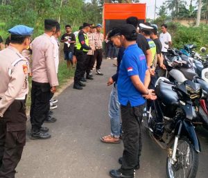 Polisi Kepung Arena Balap Liar Di Sukoharjo Pringsewu, Puluhan Remaja dan Belasan Motor Diamankan