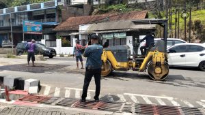 Perbaikan Jalan Candi Penataran Raya – Untung Suropati Dimulai, Kontribusi PT Praba Mas Hill bagi Infrastruktur Semarang