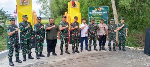 Pangdam V/Brawijaya Tinjau Jembatan Perintis Garuda di Bagor Wetan Nganjuk, Serahkan Piagam, Sembako, dan Santunan kepada Warga