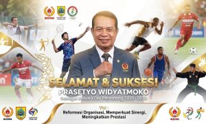 Selamat dan Sukses, ​Era Baru Olahraga Pemalang, Prasetyo Widyatmoko Resmi Terpilih Jadi Ketua Umum KONI 2026-2030