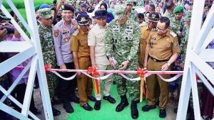 Jembatan Garuda Di Yogyakarta Pringsewu Diresmikan Pangdam XXI Radin Inten