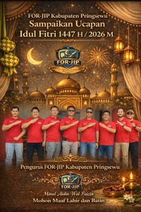 FOR-JIP Kabupaten Pringsewu Sampaikan Ucapan Idul Fitri 1447 H/2026 M