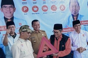 Presiden PKS Al-Muzzammil Yusuf  & Bupati Pringsewu Resmikan Posko Mudik 2026
