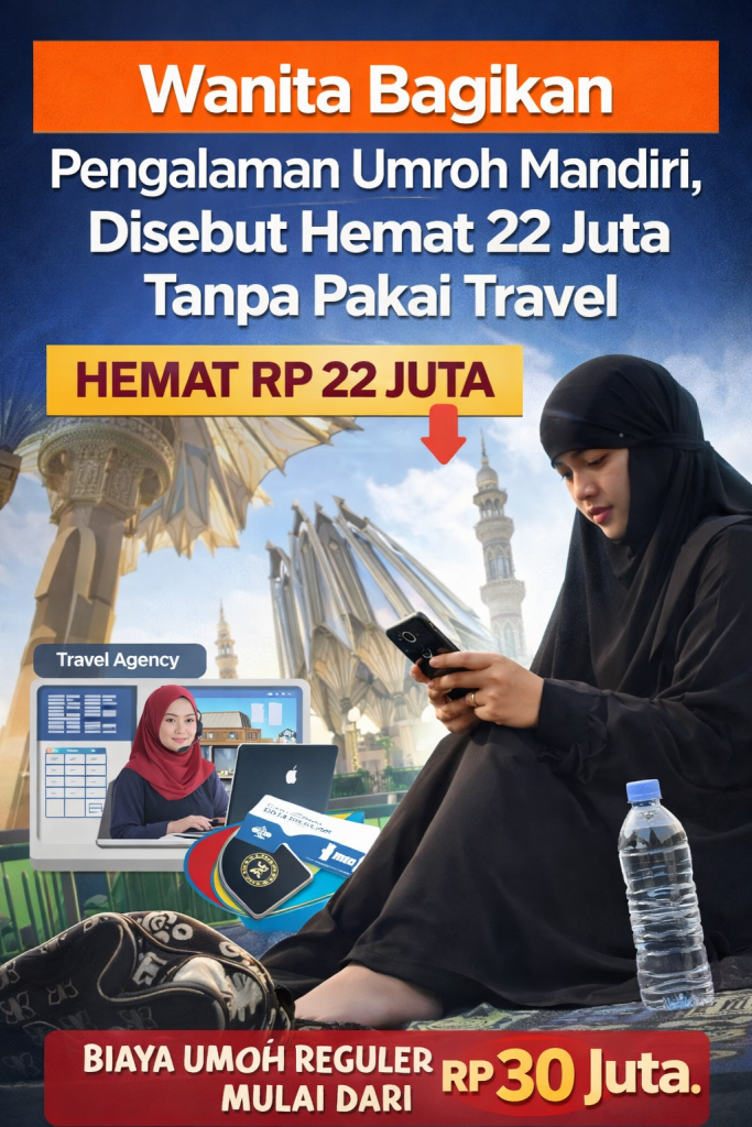 Viral! Umroh Tanpa Travel Bisa Hemat Hingga Rp22 Juta, Ini Pengalaman Lova