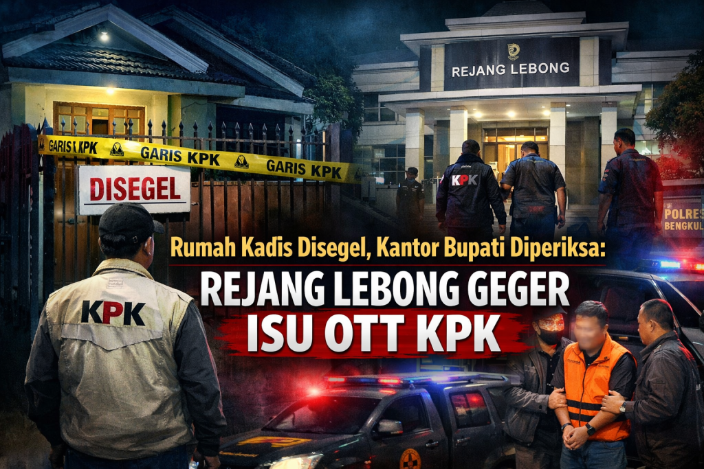 Rumah Kadis Disegel, Kantor Bupati Diperiksa: Rejang Lebong Heboh Kabar OTT KPK