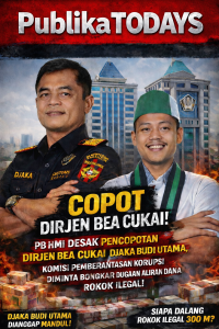 PB HMI Desak Pencopotan Dirjen Bea Cukai Djaka Budi Utama, Komisi Pemberantasan Korupsi Diminta Bongkar Dugaan Aliran Dana Rokok Ilegal