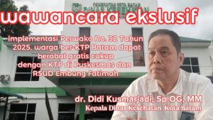 Wawancara Eksklusif: Kadis Kesehatan Batam Jelaskan Implementasi Perwako Berobat Cukup KTP