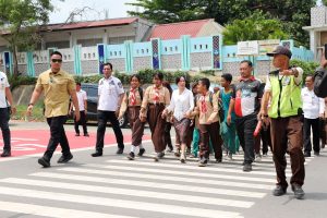 Li Claudia Chandra Tunjukkan Kepemimpinan Inspiratif, Turun Langsung Edukasi Keselamatan Siswa di SDN 001 Batam Kota