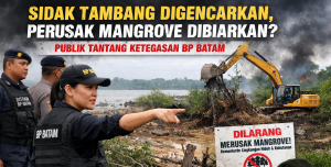 Sidak Tambang Digencarkan, Perusak Mangrove Dibiarkan? Publik Tantang Ketegasan BP Batam