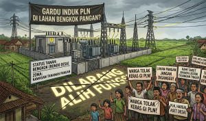 Kontroversi Lahan Bengkok dan Kawasan Pangan di Jepara Dialihfungsikan Jadi Gardu Induk PLN, Warga Tolak Keras!