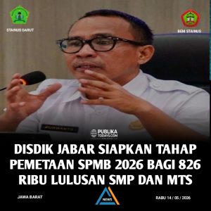Disdik Jabar Siapkan Tahap Pemetaan SPMB 2026 bagi 826 Ribu Lulusan SMP dan MTs
