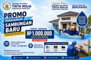 Kabar Gembira! Pasang Sambungan Air Perumda Tirta Mulia Kini Lebih Murah dan Mudah