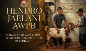 Inspirasi Idul Adha: Hendro Jaelani (AWPB) Serahkan Kurban di Mushola Baitul Khoir Pemalang