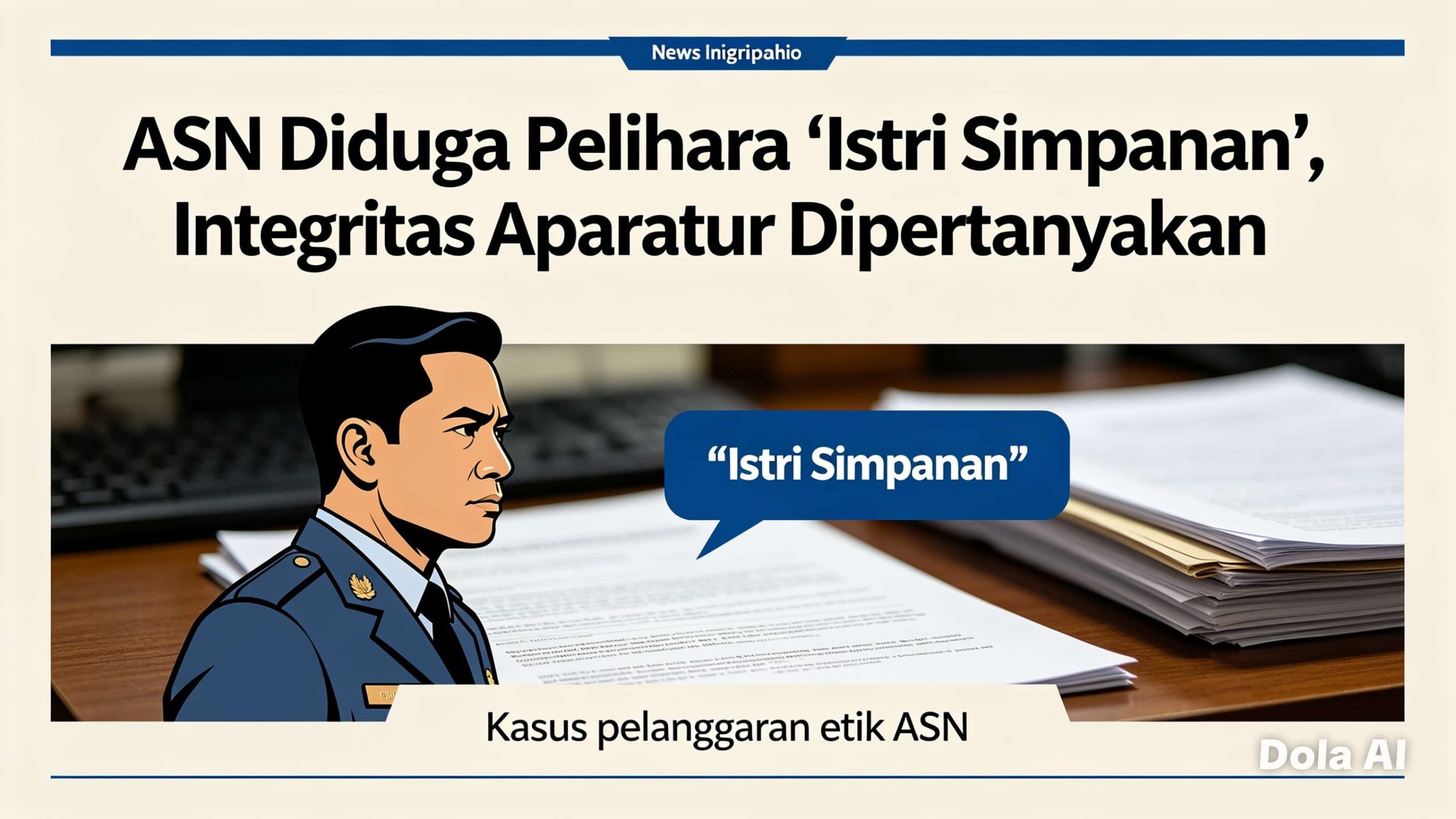 ASN Diduga Pelihara “Istri Simpanan”, Integritas Aparatur Dipertanyakan