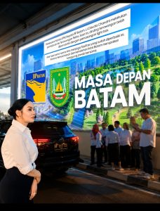 Li Claudia Chandra Tak Kenal Waktu Demi Kemajuan dan Mempercantik Kota Batam, Malam Hari Pun Turun Langsung Pastikan Proyek Terowongan Pelita Berjalan Baik