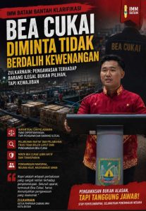 IMM Batam Bantah Klarifikasi Bea Cukai Batam, Zulkarnain Tegaskan Pengawasan Barang Ilegal di Pelabuhan Rakyat dan Jalur Tikus Tidak Bisa Dikesampingkan dengan Alasan Kewenangan