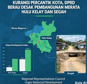 Kurangi Rehap Kota, DPRD Berau Desak Pembangunan Merata di Hulu Kelay dan Segah