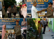 Polda Kepri Gelar Bakti Religi di Masjid Katijah Sani Sambau Sambut Hari Bhayangkara ke-80