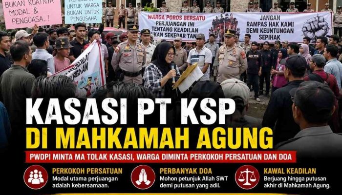 Ketua PWDPI Kepri: Perkokoh Persatuan dan Doa, Ketum DPP PWDPI Minta MA Tolak Kasasi PT KSP