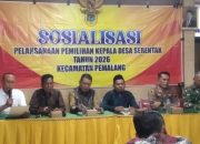 Sosialisasikan Pilkades Serentak 2026, Camat Pemalang Ajak Warga Jaga Kondusivitas