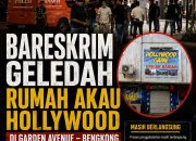 Bareskrim Polri Geledah Rumah Akau Hollywood di Garden Avenue Bengkong, Diduga Terkait Pengembangan Kasus Judi