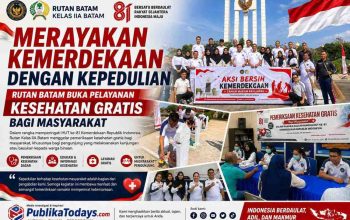 MERAYAKAN KEMERDEKAAN DENGAN KEPEDULIAN, RUTAN BATAM BUKA PELAYANAN KESEHATAN GRATIS BAGI MASYARAKAT