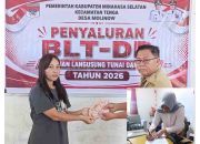 Pemdes Molinow Salurkan BLT-DD Tahap I Tahun 2026 Kepada 5 KPM