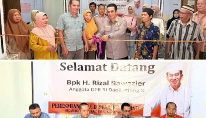 Resmikan Talud Irigasi di Sukoyoso Kajen, Rizal Bawazier Tegaskan Komitmen Perkuat Infrastruktur Pertanian Kabupaten Pekalongan