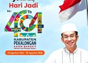 Anggota DPR RI Fraksi PKS Rizal Bawazier Ucapkan Selamat Hari Jadi Ke-404 Kabupaten Pekalongan, Ajak Warga Satukan Hati Bangun Negeri