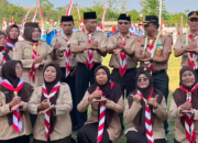 Mabicab dan Kwarcab Pemalang Lakukan Monitoring Perkemahan Hari Pramuka Kwaran Ulujami di Lapangan Desa Pamutih
