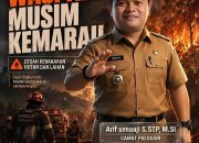Jangan Lengah Saat Kemarau! Camat Pulosari Ajak Warga Bergerak Bersama Cegah Kebakaran Hutan dan Lahan