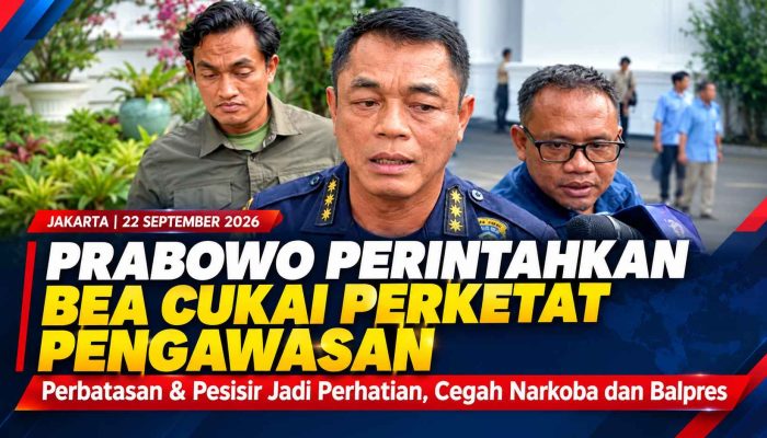 Prabowo Perintahkan Bea Cukai Perketat Pengawasan Perbatasan dan Pesisir, Narkoba hingga Balpres Jadi Perhatian