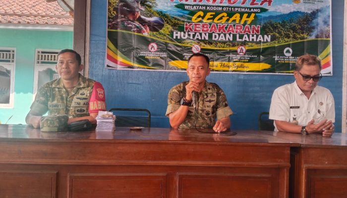 Koramil 08/Randudongkal Edukasi Warga Desa Kejene Cegah Karhutla, Wujudkan Lingkungan Aman dan Lestari