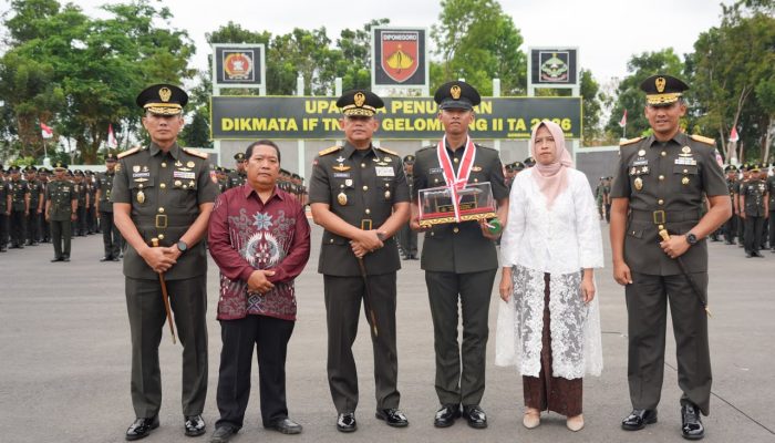 839 Prajurit TNI AD Resmi Dilantik, Pangdam IV/Diponegoro Tutup Dikmata Gelombang II 2026 
