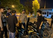 Tekan Kejahatan Jalanan, Polres Pringsewu Amankan 3 Motor Tanpa Dokumen Saat Patroli Malam