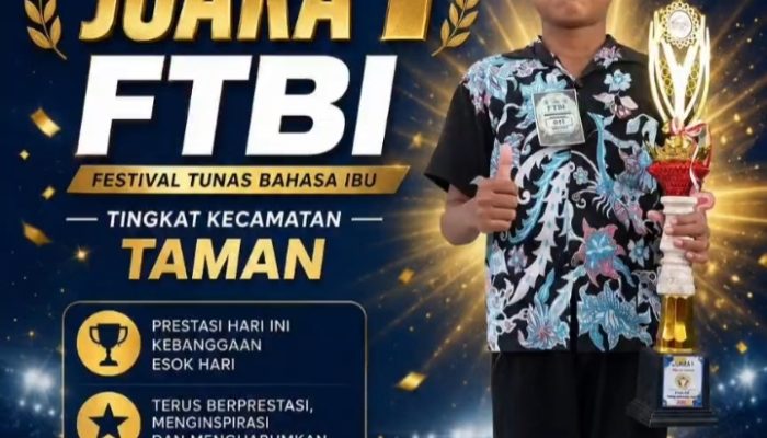 Membanggakan Sekolah dan Desa, Siswa SDN 04 Jrakah Nabil Atallah Malik Rebut Juara 1 FTBI Kecamatan Taman dan Lolos ke Tingkat Kabupaten Pemalang 2026