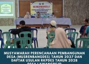 Pemcam Pemalang Kawal Musrenbangdes Lawangrejo, Fokus Susun RKPDes 2027