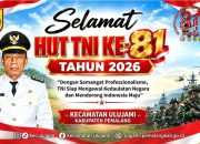 Kecamatan Ulujami Sampaikan Ucapan Dirgahayu TNI ke-81
