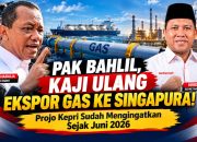 Pak Bahlil, Listrik Batam–Bintan Padam, Ekspor Gas ke Singapura Harus Dikaji Ulang : Projo Kepri Sudah Mengingatkan Sejak Juni
