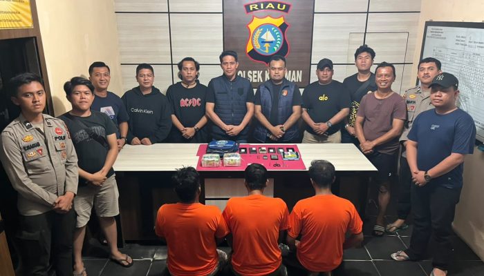 Dua Personel Brimob Polda Kepri Turut Bantu Pengungkapan Sabu 2 Kilogram di Riau, Tiga Pria Positif Tes Urine